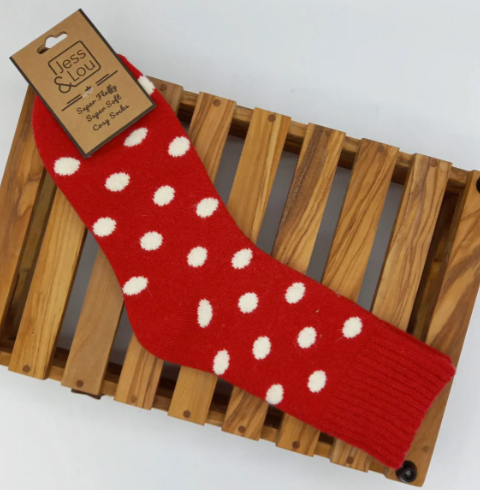 Splendid Spot Ribbed Socks