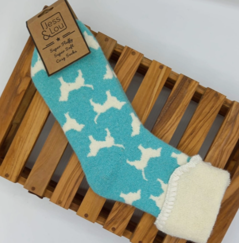 Delightful Dogs Cuff Socks