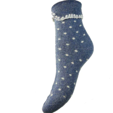 Small Dotty Cuff Socks