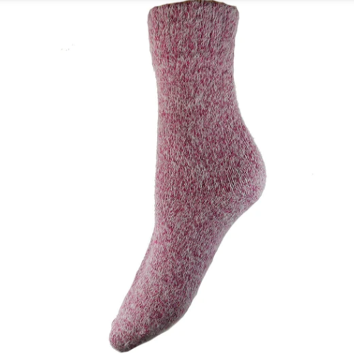 Fluffy Wool Blend Socks