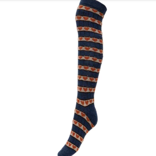 Knee High Wool Blend Socks