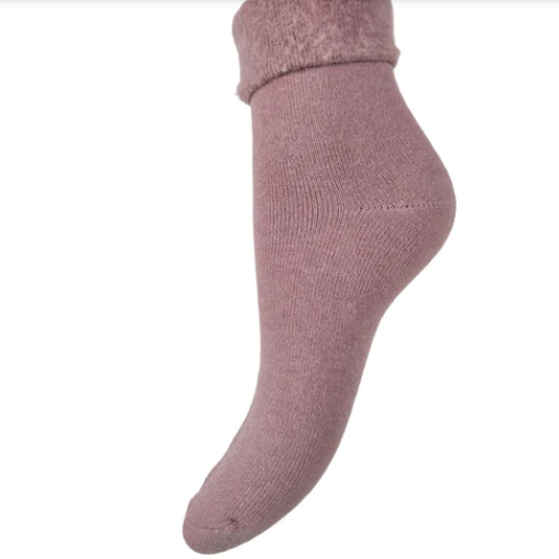 Plain Fitted Cuff Sock