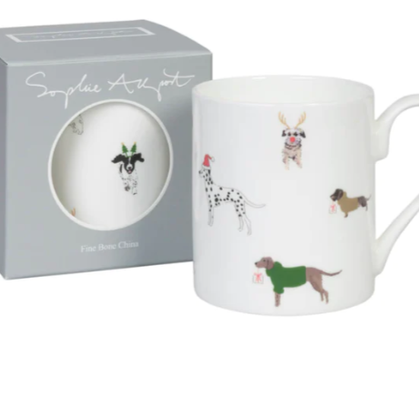 Christmas Dogs Mug