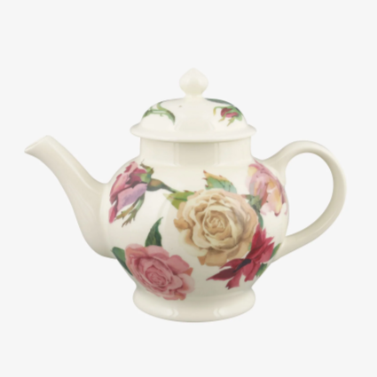 Roses All My Life 4 Mug Teapot