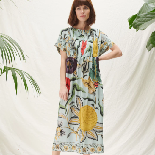 Joy Pleat Dress