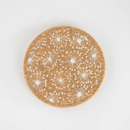 Dandelion Cork Coasters