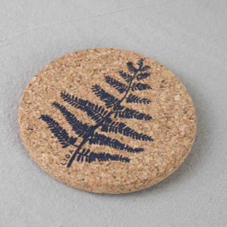 Fern Cork Coaster