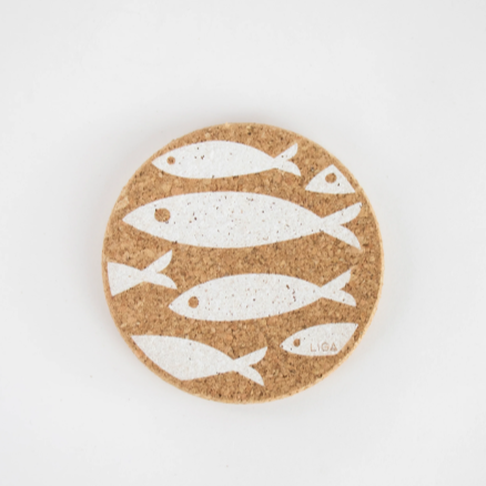 Fish Cork Coaster