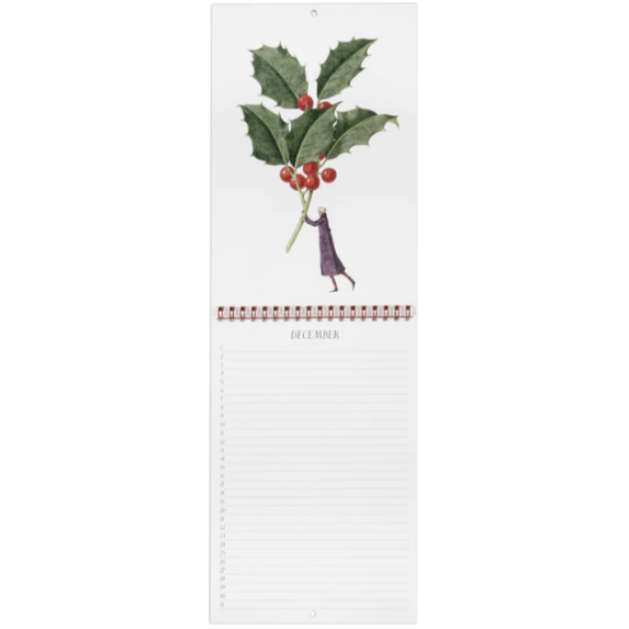 Pink & Green Birthday Calendar