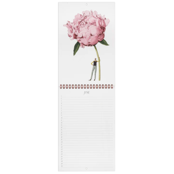 Pink & Green Birthday Calendar