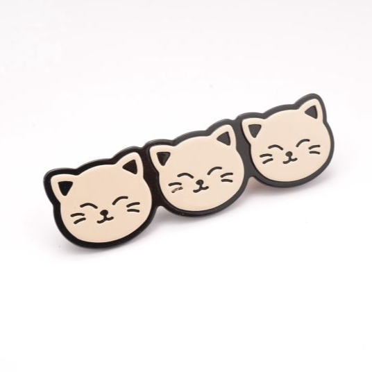 Cat Faces Hair Clip