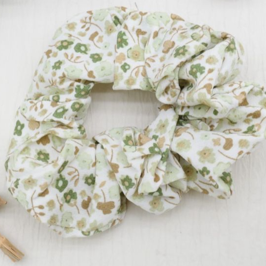 Ditsy Flowers Scrunchie