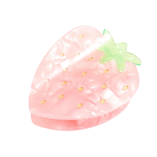 Pearl Strawberry Claw Clip