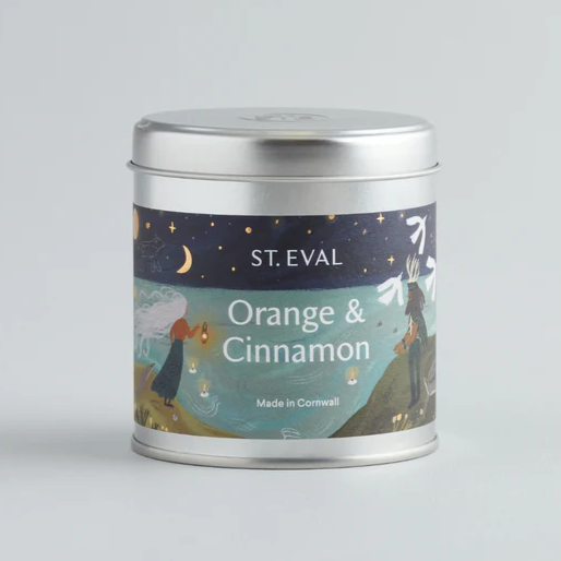 Christmas St Eval Candle in a Tin