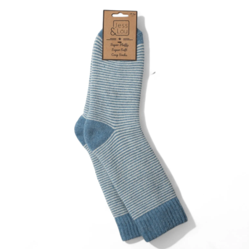 Sleek Stripe Ribbed Socks