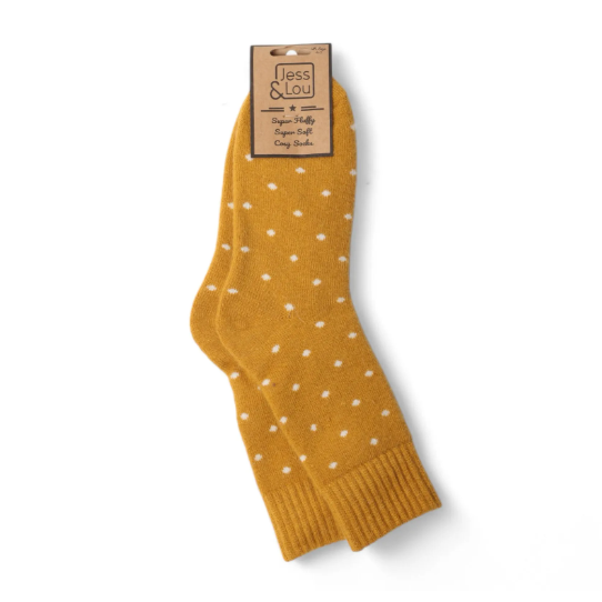 Delightful Dots Ribbed Socks