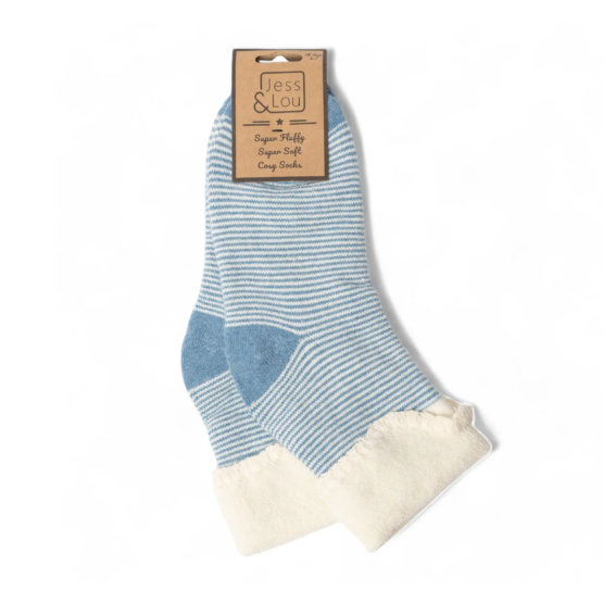 Thin Striped Cuff Socks