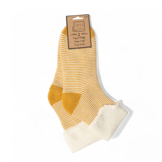 Thin Striped Cuff Socks