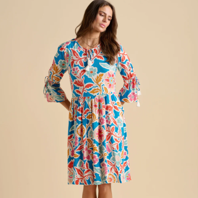 Full Bloom Knee Length Dress