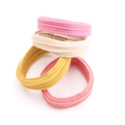 Set of 4 Elastic Hairbands