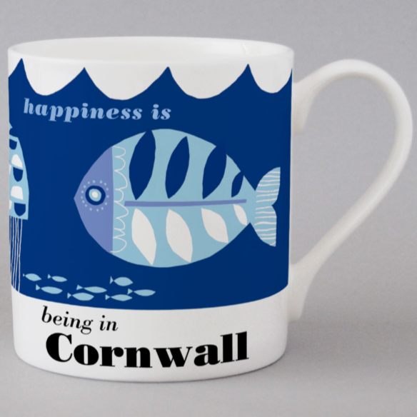Happiness is Cornwall Mug