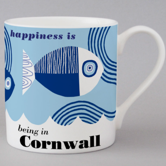 Happiness is Cornwall Mug