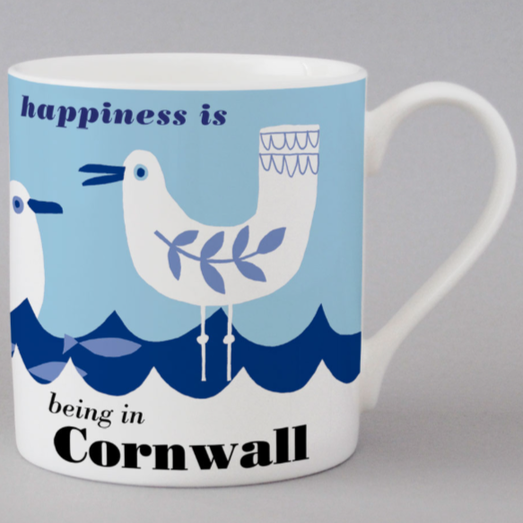 Happiness is Cornwall Mug