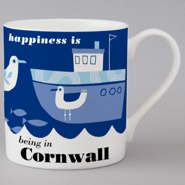 Happiness is Cornwall Mug