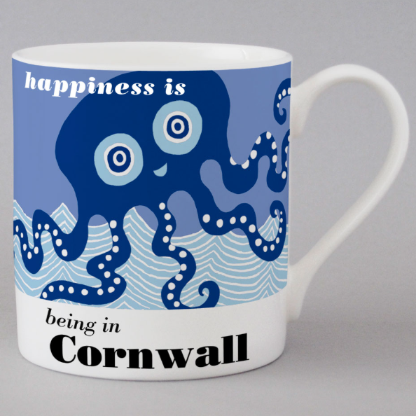 Happiness is Cornwall Mug