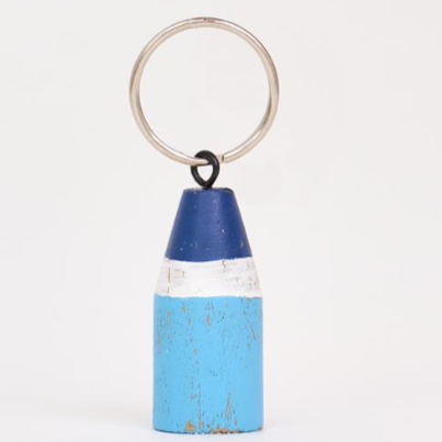 Wooden Buoy Keyring