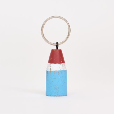 Wooden Buoy Keyring