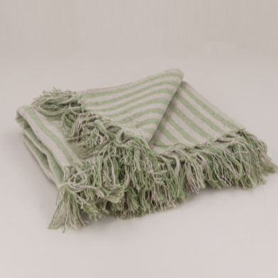 Woven Stripe Throw