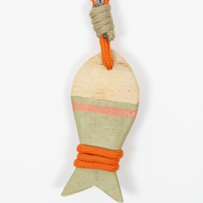Wooden Fish Keyrings