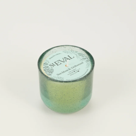 Sea Garden Glass Candle