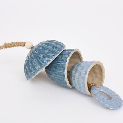 Stoneware Shell Pendant
