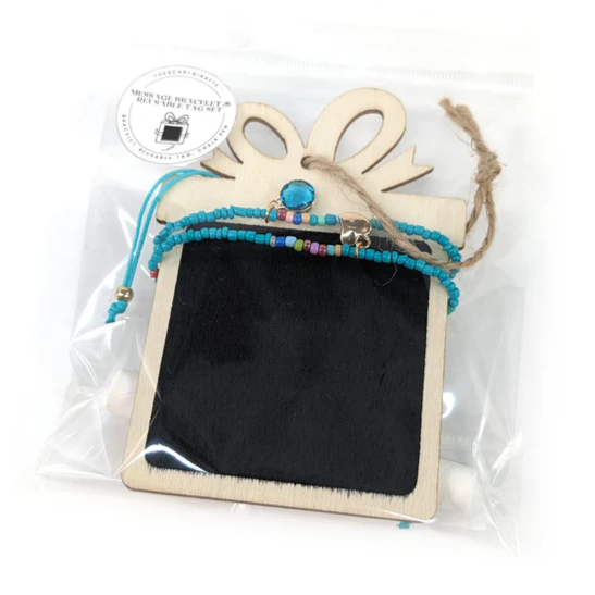 Friendship Bracelet with Chalk Tag