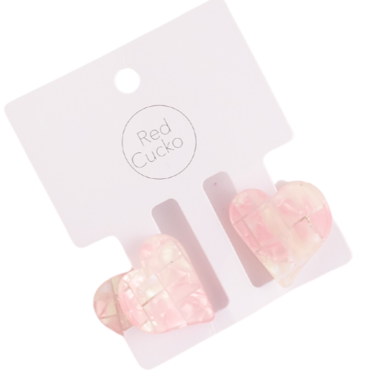Heart Mini Claw Clips
