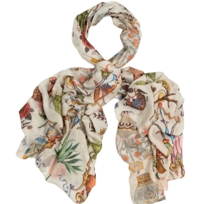 Cornucopia Ivory Scarf