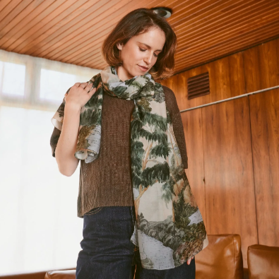 Rivers + Trees Natural Scarf