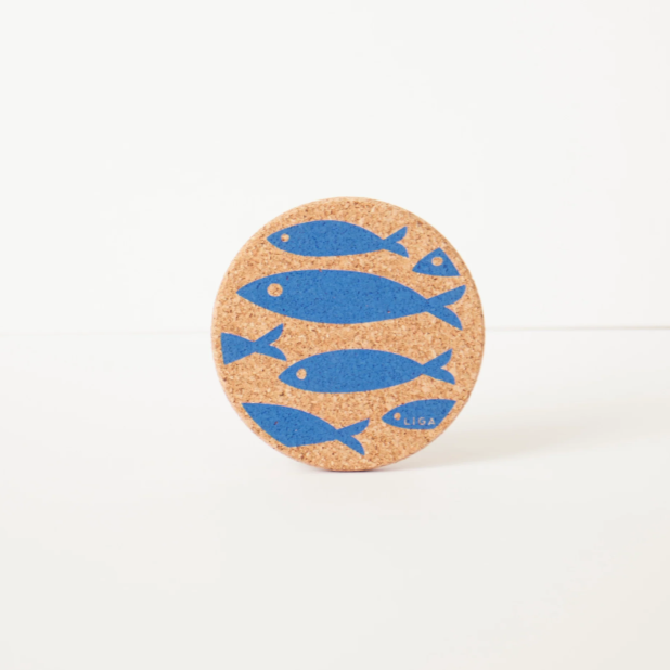 Fish Cork Coaster
