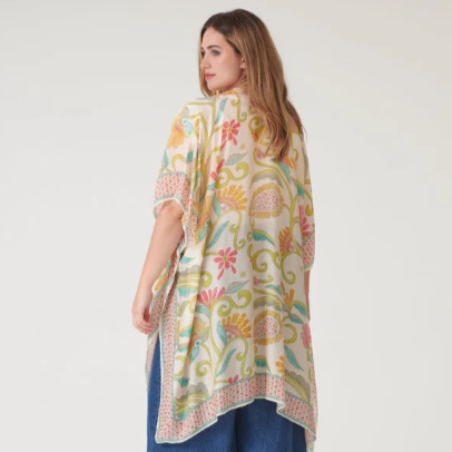 Lime Giant Kantha Throwover