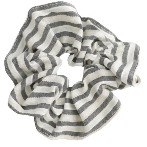 Wide Stripe Scrunchies