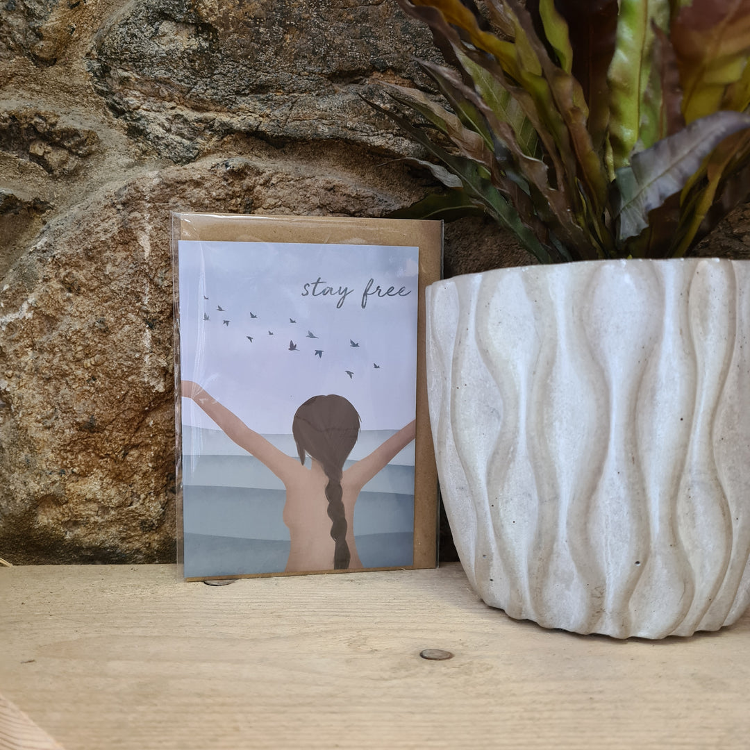 Stay Free Card