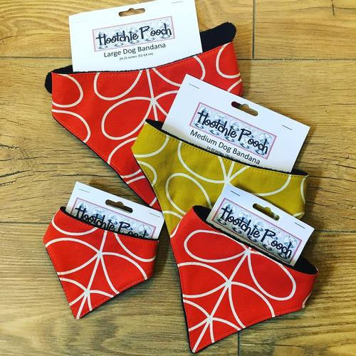 Orla Kiely Dog Bandana - Yellow - Exclusive to Ula