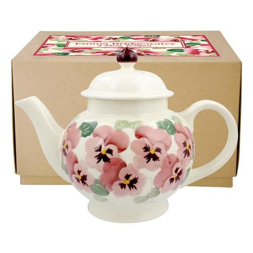 Pink Pansy 4 Mug Teapot