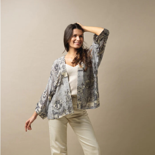 Ancient Columns Kimono