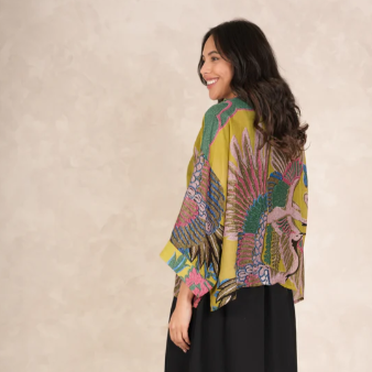 Crane Kimono