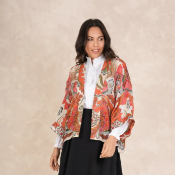 Fiesta Orange Kimono