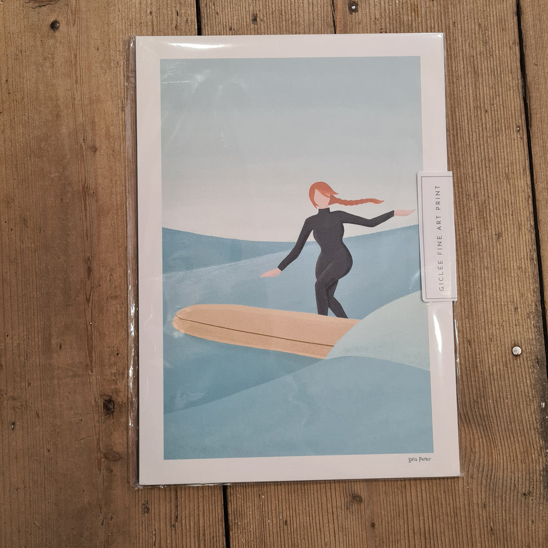 Ginger Lady Slider A4 Print