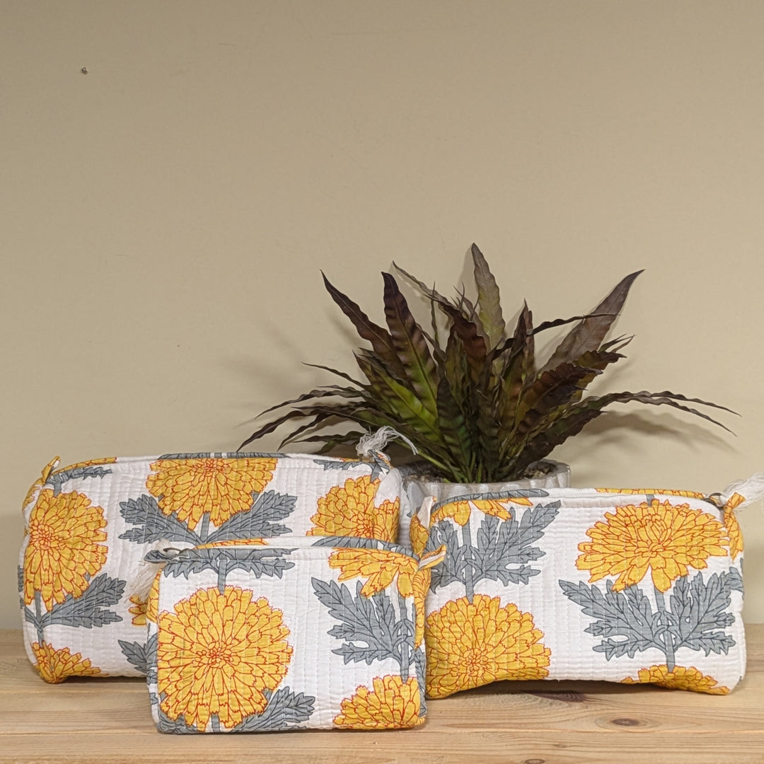 Marigold Make-Up Bags